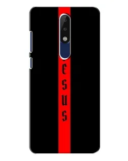 Чехол для Nokia 5.1 Plus (X5) с картинкой «Красная линия веры» Чехол для Nokia 5.1 Plus (X5) с картинкой «Красная линия веры»