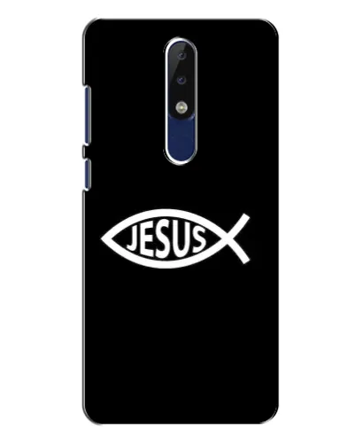 Чехол для Nokia 5.1 Plus (X5) с картинкой «Классический Jesus» Чехол для Nokia 5.1 Plus (X5) с картинкой «Классический Jesus»