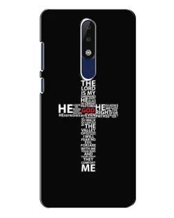 Чехол для Nokia 5.1 Plus (X5) с картинкой «Текстовый крест» Чехол для Nokia 5.1 Plus (X5) с картинкой «Текстовый крест»