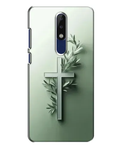 Чехол для Nokia 5.1 Plus (X5) с картинкой «Оливковая ветвь» Чехол для Nokia 5.1 Plus (X5) с картинкой «Оливковая ветвь»
