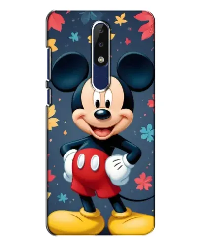 Чехол для Nokia 5.1 Plus (X5) с картинкой «Осенний Mickey Mouse»