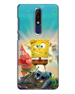 Чехол для Nokia 5.1 Plus (X5) с картинкой «Спанч Боб победитель» Чехол для Nokia 5.1 Plus (X5) с картинкой «Спанч Боб победитель»