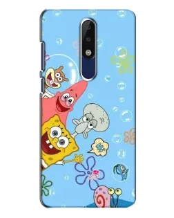 Чехол для Nokia 5.1 Plus (X5) с картинкой «Веселые пузырьки» Чехол для Nokia 5.1 Plus (X5) с картинкой «Веселые пузырьки»