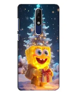 Чехол для Nokia 5.1 Plus (X5) с картинкой «Рождественский Спанч Боб» Чехол для Nokia 5.1 Plus (X5) с картинкой «Рождественский Спанч Боб»