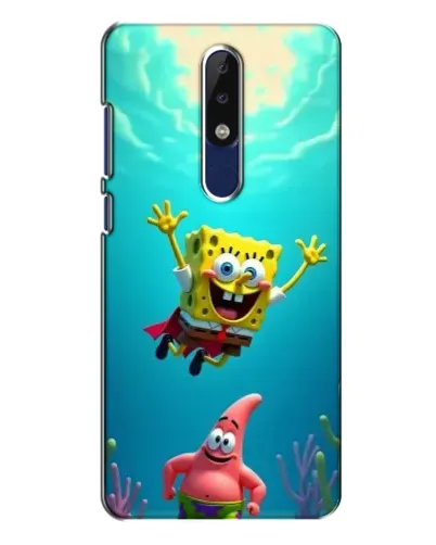 Чехол для Nokia 5.1 Plus (X5) с картинкой «Спанч Боб под водой» Чехол для Nokia 5.1 Plus (X5) с картинкой «Спанч Боб под водой»