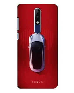 Чехол для Nokia 5.1 Plus (X5) с картинкой «Tesla Top View»