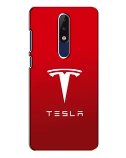 Чехол для Nokia 5.1 Plus (X5) с картинкой «Tesla Red Classic»