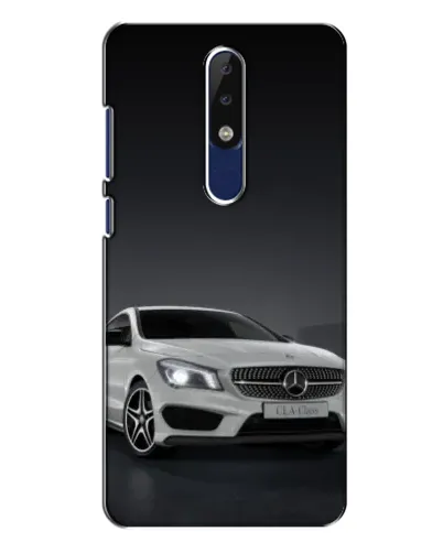 Чехол для Nokia 5.1 Plus (X5) с картинкой «Mercedes AMG GT Silver»