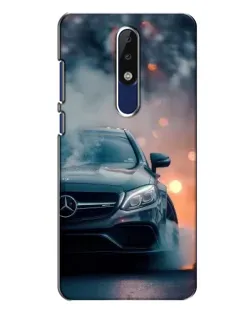 Чехол для Nokia 5.1 Plus (X5) с картинкой «Mercedes — ночной город» Чехол для Nokia 5.1 Plus (X5) с картинкой «Mercedes — ночной город»