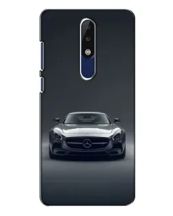 Чехол для Nokia 5.1 Plus (X5) с картинкой «Mercedes на черном» Чехол для Nokia 5.1 Plus (X5) с картинкой «Mercedes на черном»