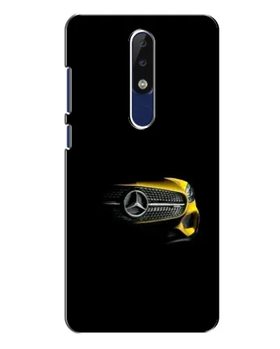 Чехол для Nokia 5.1 Plus (X5) с картинкой «Mercedes — ретро стиль»