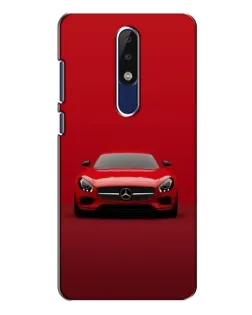 Чехол для Nokia 5.1 Plus (X5) с картинкой «Красный Mercedes AMG» Чехол для Nokia 5.1 Plus (X5) с картинкой «Красный Mercedes AMG»