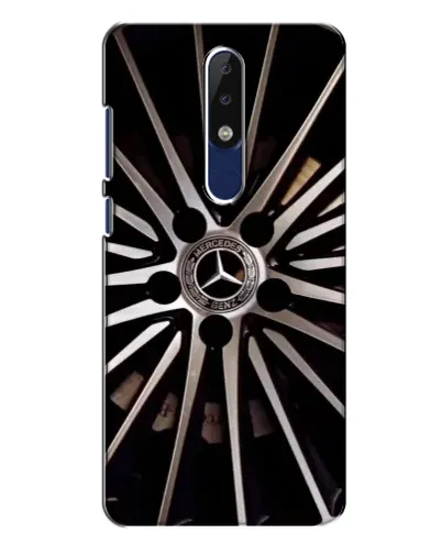 Чехол для Nokia 5.1 Plus (X5) с картинкой «Диск Mercedes»