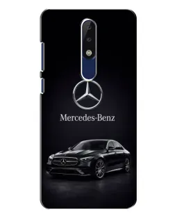 Чехол для Nokia 5.1 Plus (X5) с картинкой «Mercedes — решетка радиатора» Чехол для Nokia 5.1 Plus (X5) с картинкой «Mercedes — решетка радиатора»