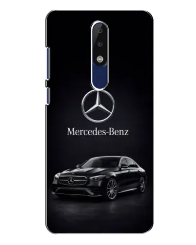 Чехол для Nokia 5.1 Plus (X5) с картинкой «Mercedes — решетка радиатора»
