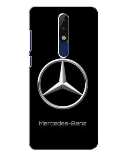 Чехол для Nokia 5.1 Plus (X5) с картинкой «Mercedes Silver Logo»