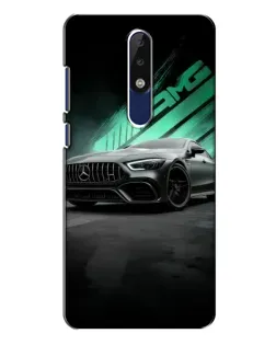 Чехол для Nokia 5.1 Plus (X5) с картинкой «Темный Mercedes AMG» Чехол для Nokia 5.1 Plus (X5) с картинкой «Темный Mercedes AMG»