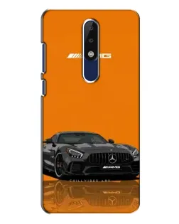 Чехол для Nokia 5.1 Plus (X5) с картинкой «Оранжевый Mercedes AMG» Чехол для Nokia 5.1 Plus (X5) с картинкой «Оранжевый Mercedes AMG»