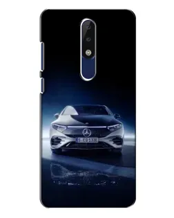 Чехол для Nokia 5.1 Plus (X5) с картинкой «Ночной Mercedes EQ» Чехол для Nokia 5.1 Plus (X5) с картинкой «Ночной Mercedes EQ»