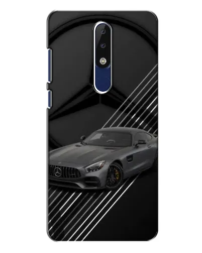 Чехол для Nokia 5.1 Plus (X5) с картинкой «Mercedes AMG — графика»