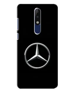 Чехол для Nokia 5.1 Plus (X5) с картинкой «Mercedes классический лого» Чехол для Nokia 5.1 Plus (X5) с картинкой «Mercedes классический лого»