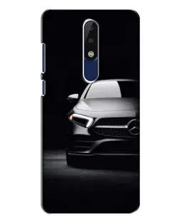 Чехол для Nokia 5.1 Plus (X5) с картинкой «Свет фар Mercedes» Чехол для Nokia 5.1 Plus (X5) с картинкой «Свет фар Mercedes»