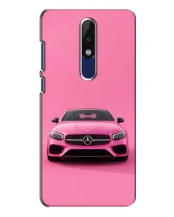 Чехол для Nokia 5.1 Plus (X5) с картинкой «Розовый Mercedes AMG» Чехол для Nokia 5.1 Plus (X5) с картинкой «Розовый Mercedes AMG»