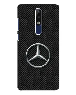 Чехол для Nokia 5.1 Plus (X5) с картинкой «Карбоновый Mercedes стиль» Чехол для Nokia 5.1 Plus (X5) с картинкой «Карбоновый Mercedes стиль»
