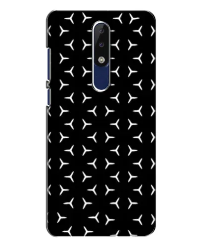 Чехол для Nokia 5.1 Plus (X5) с картинкой «Mercedes паттерн звезд» Чехол для Nokia 5.1 Plus (X5) с картинкой «Mercedes паттерн звезд»