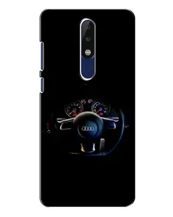 Чехол для Nokia 5.1 Plus (X5) с картинкой «Салон Audi — руль» Чехол для Nokia 5.1 Plus (X5) с картинкой «Салон Audi — руль»