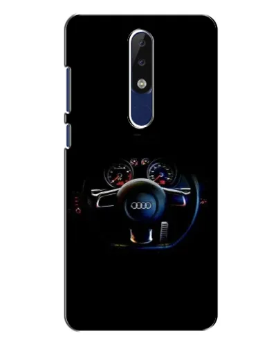 Чехол для Nokia 5.1 Plus (X5) с картинкой «Салон Audi — руль» Чехол для Nokia 5.1 Plus (X5) с картинкой «Салон Audi — руль»