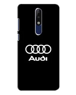 Чехол для Nokia 5.1 Plus (X5) с картинкой «Классическое лого Audi»