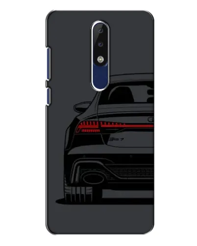Чехол для Nokia 5.1 Plus (X5) с картинкой «Задняя часть Audi — арт» Чехол для Nokia 5.1 Plus (X5) с картинкой «Задняя часть Audi — арт»