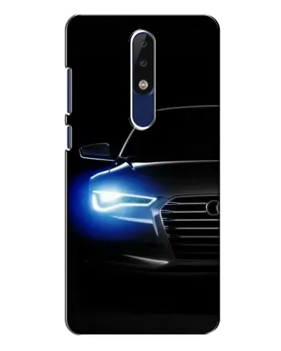 Чехол для Nokia 5.1 Plus (X5) с картинкой «Неоновый взгляд Audi» Чехол для Nokia 5.1 Plus (X5) с картинкой «Неоновый взгляд Audi»