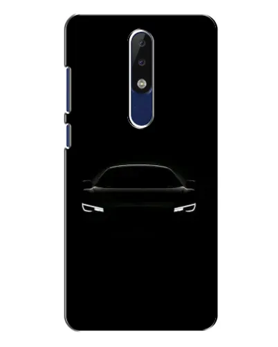 Чехол для Nokia 5.1 Plus (X5) с картинкой «Взгляд Audi в темноте» Чехол для Nokia 5.1 Plus (X5) с картинкой «Взгляд Audi в темноте»