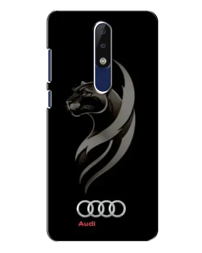 Чехол для Nokia 5.1 Plus (X5) с картинкой «Графика — пантера и Audi» Чехол для Nokia 5.1 Plus (X5) с картинкой «Графика — пантера и Audi»