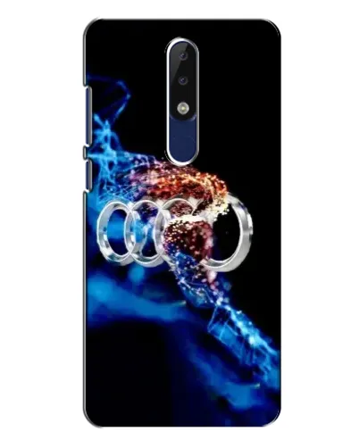 Чехол для Nokia 5.1 Plus (X5) с картинкой «Энергия лого Audi» Чехол для Nokia 5.1 Plus (X5) с картинкой «Энергия лого Audi»