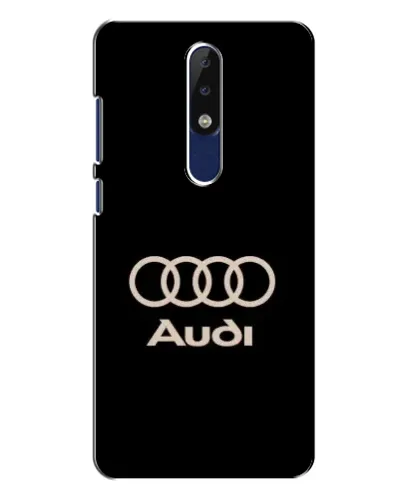 Чехол для Nokia 5.1 Plus (X5) с картинкой «Audi — золотой логотип» Чехол для Nokia 5.1 Plus (X5) с картинкой «Audi — золотой логотип»
