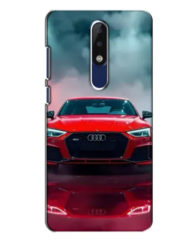 Чехол для Nokia 5.1 Plus (X5) с картинкой «Audi RS — красный стиль» Чехол для Nokia 5.1 Plus (X5) с картинкой «Audi RS — красный стиль»