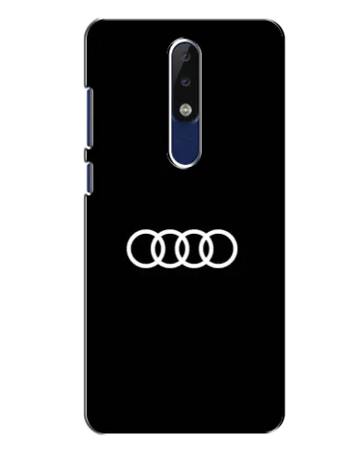 Чехол для Nokia 5.1 Plus (X5) с картинкой «Audi White Logo» Чехол для Nokia 5.1 Plus (X5) с картинкой «Audi White Logo»