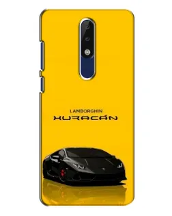 Чехол для Nokia 5.1 Plus (X5) с картинкой «Lamborghini Huracan черный»