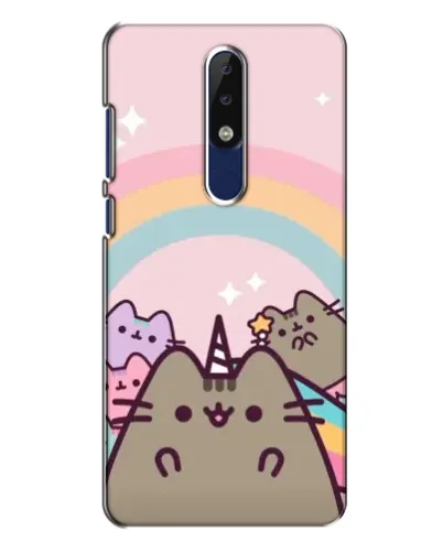 Чехол для Nokia 5.1 Plus (X5) с картинкой «Единорог Pusheen» Чехол для Nokia 5.1 Plus (X5) с картинкой «Единорог Pusheen»
