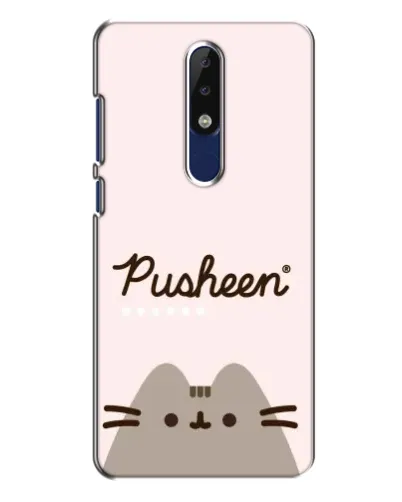 Чехол для Nokia 5.1 Plus (X5) с картинкой «Pusheen логотип» Чехол для Nokia 5.1 Plus (X5) с картинкой «Pusheen логотип»