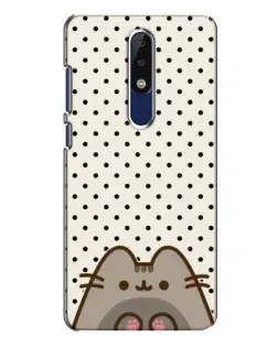 Чехол для Nokia 5.1 Plus (X5) с картинкой «Пушин в горошек»