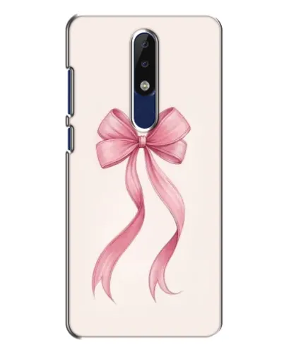 Чехол для Nokia 5.1 Plus (X5) с картинкой «Розовый бант»