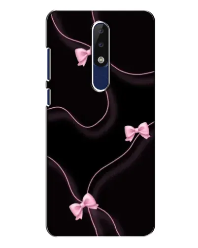 Чехол для Nokia 5.1 Plus (X5) с картинкой «Розовые ленты»