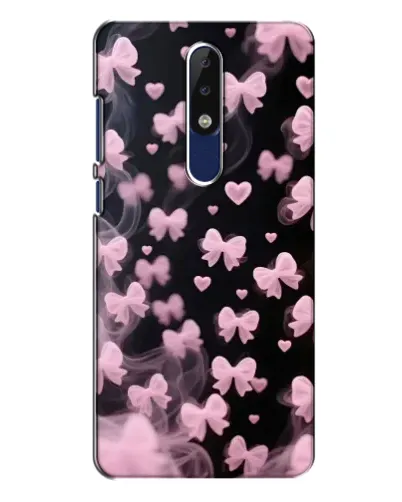 Чехол для Nokia 5.1 Plus (X5) с картинкой «Неоновое кружево»