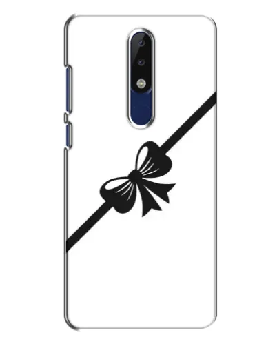 Чехол для Nokia 5.1 Plus (X5) с картинкой «Диагональный бант»