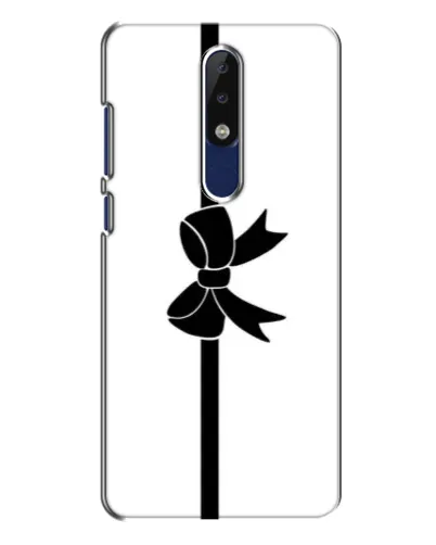 Чехол для Nokia 5.1 Plus (X5) с картинкой «Вертикальный бант»