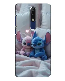 Чехол для Nokia 5.1 Plus (X5) с картинкой «Плюшевые Стич Ангел» Чехол для Nokia 5.1 Plus (X5) с картинкой «Плюшевые Стич Ангел»